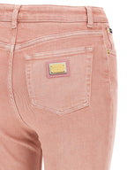 Dolce & Gabbana Multicolor Cotton High-Waisted Jean