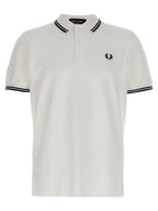 Comme Des Garçons White Cotton Polo Shirt