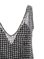 Max Mara Black Silk Short Dress