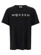 Alexander McQueen Bicolor Cotton T-Shirt