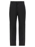 CELLAR DOOR Black Cotton Casual Pants