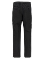 CELLAR DOOR Black Cotton Casual Pants