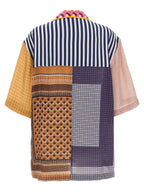 Marine Serre Multicolor Silk Blouse
