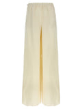 Pantaloni Casual in Lino Bianco