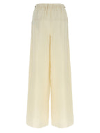 Pantaloni Casual in Lino Bianco