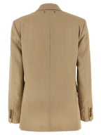 Golden Goose Beige Virgin Wool Blazer