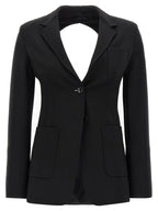 Max Mara Black Viscose Blazer