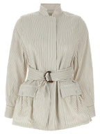 Fendi White Cotton Shell Jacket