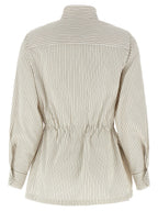 Fendi White Cotton Shell Jacket