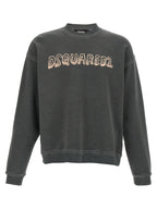 Dsquared² Gray Cotton Sweatshirt