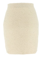 Bicolor Cotton Long Skirt