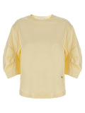 NUDE Beige Cotton T-Shirt