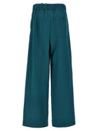 Dries Van Noten Bicolor Wool Casual Pants