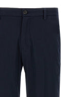 Department 5 Blue Cotton Cropped Pants