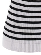 Khaite Bicolor Wool Sleeveles T-Shirt