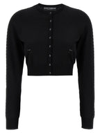 Dolce & Gabbana Black Viscose Cardigan
