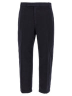 Thom Browne Blue Cotton Casual Pants
