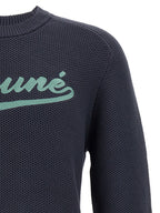 Maison Kitsuné Gray Cotton Cardigan