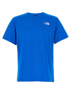 Blaues Baumwoll-T-Shirt