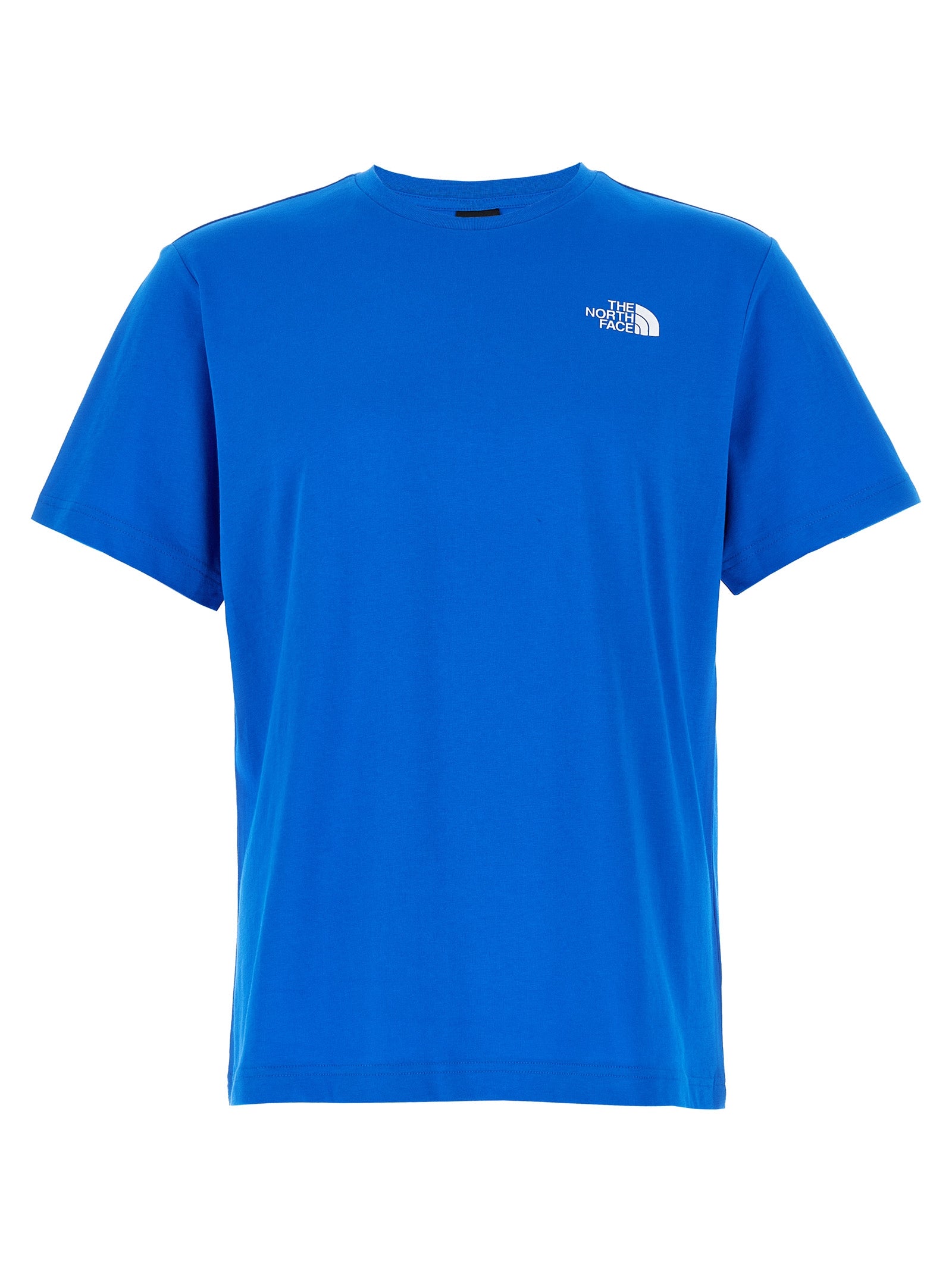 Blaues Baumwoll-T-Shirt