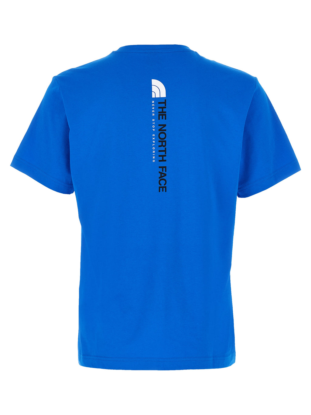 Blaues Baumwoll-T-Shirt