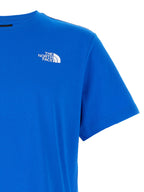 Blaues Baumwoll-T-Shirt