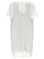 Khaite White Polyester Short Dress