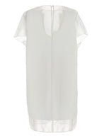 Khaite White Polyester Short Dress