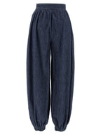Blue Cotton Pants