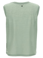 Victoria Beckham Bicolor Cotton Sleeveles T-Shirt