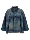 Junya Watanabe Blue Cotton Denim Jacket