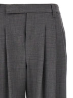 Brunello Cucinelli Gray Virgin Wool Casual Pants
