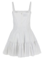 Giovanni Bedin White Polyester Short Dress