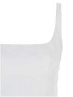 Giovanni Bedin White Polyester Short Dress