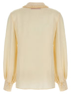 Valentino Garavani Beige Silk Blouse