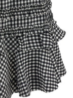 Bicolor Polyester Short Dress
