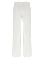L'Agence White Cotton High-Waisted Jean