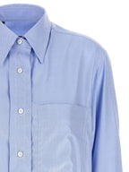 Brioni Blue Cotton Blouse