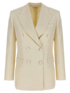 Brioni White Wool Blazer