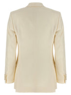 Brioni White Wool Blazer