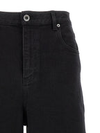 Self-Portrait Black Cotton High-Waisted Jean