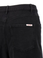 Self-Portrait Black Cotton High-Waisted Jean