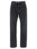Department 5 Gray Cotton Straight-Leg Jeans