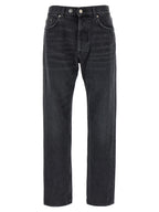 Department 5 Gray Cotton Straight-Leg Jeans