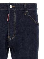 Dsquared² Blue Cotton Slim Fit Jeans