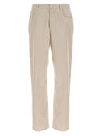 A.P.C. White Cotton Casual Pants