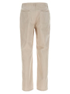 A.P.C. White Cotton Casual Pants
