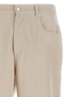 A.P.C. White Cotton Casual Pants
