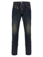Dsquared² Blue Cotton Slim Fit Jeans