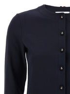 Thom Browne Blue Viscose Cardigan
